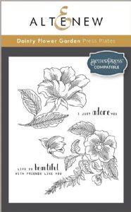 Altenew - Press Plate - Dainty Flower Garden