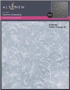 Altenew - Embossing Folders - Festive Greenery