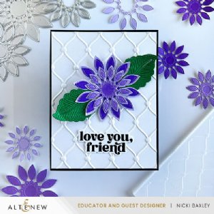 Altenew - Embossing Folder - Tufted Elegance