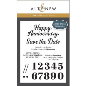 Altenew - Press Plate - Love Story