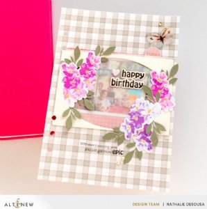 Altenew - Stamp 'n Die - Painted Posies