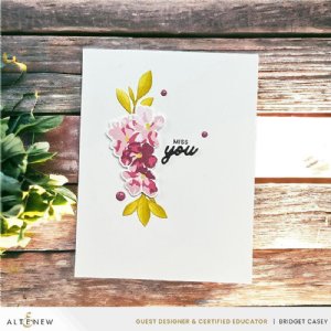 Altenew - Stamp 'n Die - Painted Posies