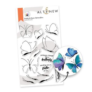 Altenew - Clear Stamp - Butterflies