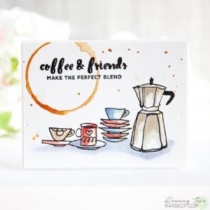 Altenew - Stamps - Mini Coffee Ring