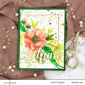 Altenew - Embossing Folders - Cheerful Bloom