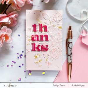 Altenew - Embossing Folders - Spring Blossoms