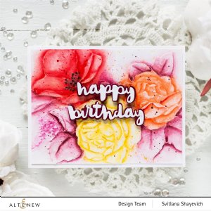 Altenew - Embossing Folders - Rose Bouquet