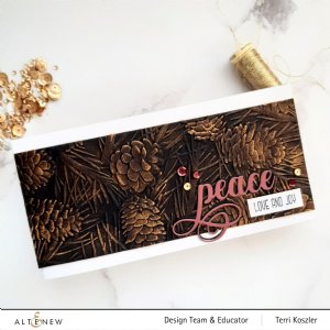 Altenew - Embossing Folders - Classic Pinecones
