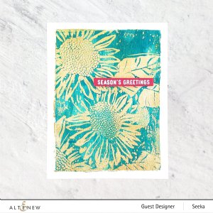 Altenew - Embossing Folders - Sunflower Bundle