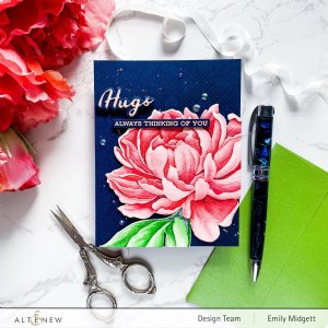 Altenew - Embossing Folders - Peony Sunshine