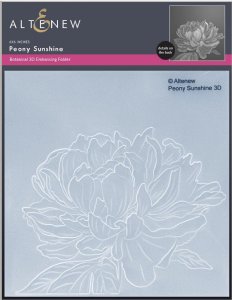 Altenew - Embossing Folders - Peony Sunshine