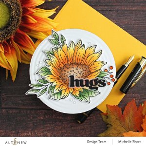 Altenew -  Dies - Dancing Sunflowers