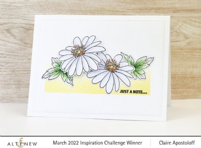 Altenew - Stamp'n Die - Mini White Splendour Anemone