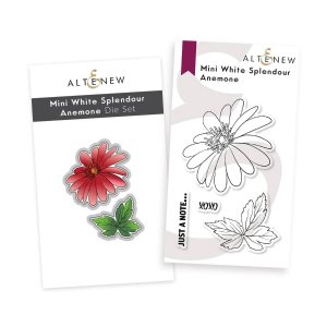 Altenew - Stamp'n Die - Mini White Splendour Anemone