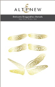Altenew - Hot Foil Die - Delicate Dragonflies Details