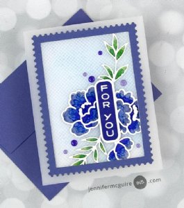 Altenew - Hot Foil Die - Vertical Greetings