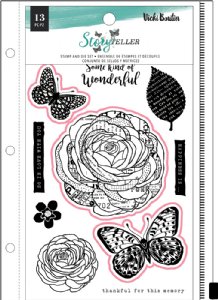 Vicki Boutin - Stamp & Die Set - Storyteller - Wonderful