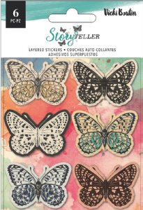 Vicki Boutin - Layered Stickers - Storyteller - Butterflies