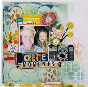 Vicki Boutin Mixed Media - 12X12 Paper - Print Shop Painted Background Pad
