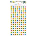 American Crafts - Embellishments - Coast To Coast Puffy Alphabet Stickers