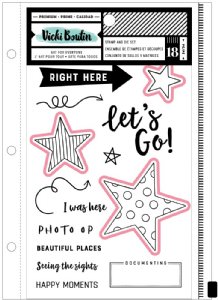 Vicki Boutin - Stamp & Die Set - Let's Wander - Let's Go