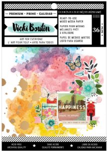 Vicki Boutin - 6X8 Paper Pad - Let's Wander - Ready-to-Use Mixed Media Paper
