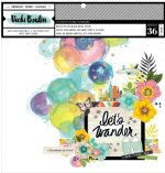 Vicki Boutin - 12X12 Paper Pad - Let's Wander - Ready-to-Use Mixed Media Paper