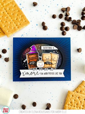 Avery Elle - Clear Stamp - Halloweens S'Mores