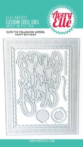 Avery Elle - Die - Pierced Birthday Frame