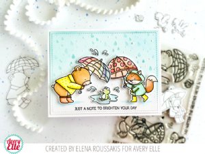 Avery Elle - Clear Stamp - Rain or Shine