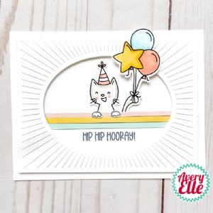 Avery Elle - Clear Stamp - Birthday Paw-ty