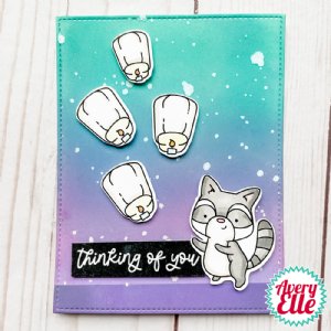 Avery Elle - Clear Stamp - Floating Lanterns