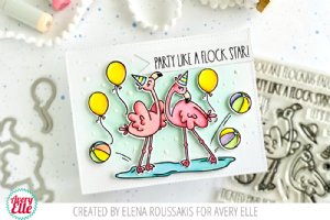Avery Elle - Clear Stamp - Tickled Pink