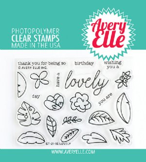 Avery Elle - Clear Stamp - Lovely