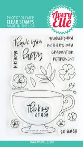 Avery Elle - Clear Stamp - Cup Of Wishes