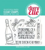 Avery Elle - Clear Stamp - Prosecco-Ho-Ho