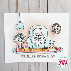 Avery Elle - Clear Stamp - Feels Like Home