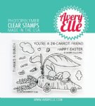 Avery Elle - Clear Stamp - Carrot Car