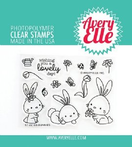 Avery Elle - Clear Stamp - Bunnies