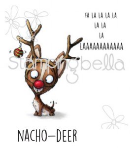 Stamping Bella - Cling Stamp - Nacho-deer