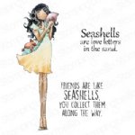 Stamping Bella - Cling Stamp - Uptown Girl Sylvia and the Seashell