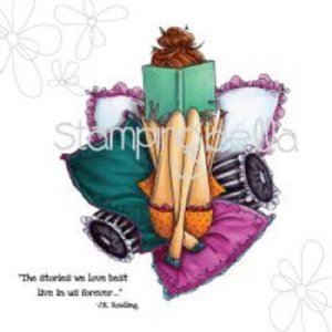 Stamping Bella - Cling Stamp - Rebecca The Reader