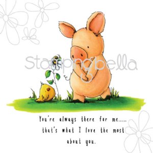 Stamping Bella - Cling Stamp - Especially For You Petunia