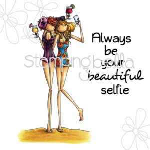 Stamping Bella - Cling Stamp - Uptown Grls Samantha And Sierra Take A Selfie