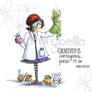 Stamping Bella - Cling Stamp - Tiny Townie Sage The Scientist