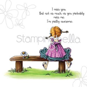 Stamping Bella - Cling Stamp - Tiny Townie Amanda Is Awesome