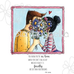 Stamping Bella - Cling Stamp - Closeups  "In Love"