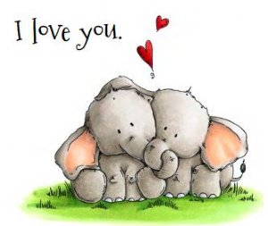 Stamping Bella - Cling Stamp - Ellie Loves Phant Stuffies