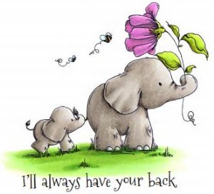 Stamping Bella - Cling Stamp - Ill Always Have Your Back Stuffies