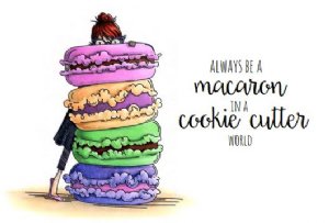 Stamping Bella - Cling Stamp - Monique Loves Macarons